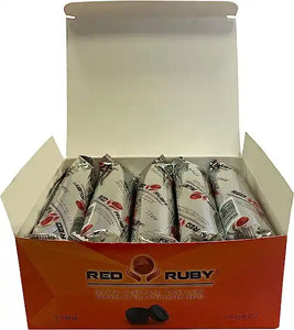 Red Ruby 40mm Charcoal Disks for Incense - Pack of 100 Coal Briquettes - 10 Rolls of 10 Tablets 