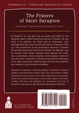 Prayers of Saint Sarapion: The Bishop of Thmuis -Book