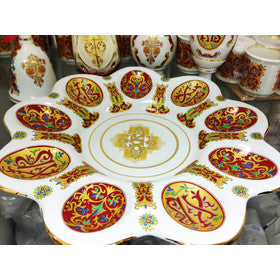 Russian Porcelain Egg Plate - Easter Pascha Gift