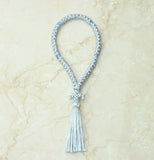 Orthodox Prayer Rope Colorful Satin Prayer Rope - "Silver" Light Blue - 33, 50, or 100 Knot