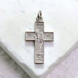 Mt. Athos Cross - Byzantine Greek Orthodox Cross - Handcrafted Sterling Silver Cross Pendant