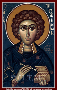 Orthodox Icon Saint Panteleimon—by Kontoglou