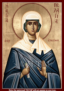 Orthodox Icon Saint Pelagia