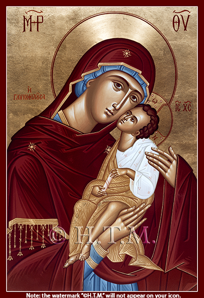 Orthodox Icon Theotokos Sweet-kissing - Mother of God - MPOV