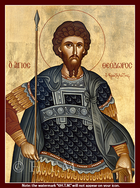 Orthodox Icon Saint Theodore the Commander