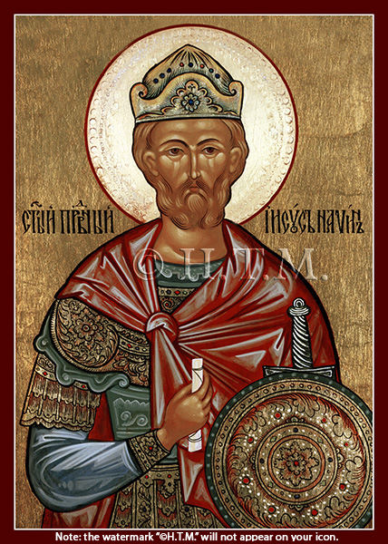 Orthodox Icons of Saints - Saint Joshua