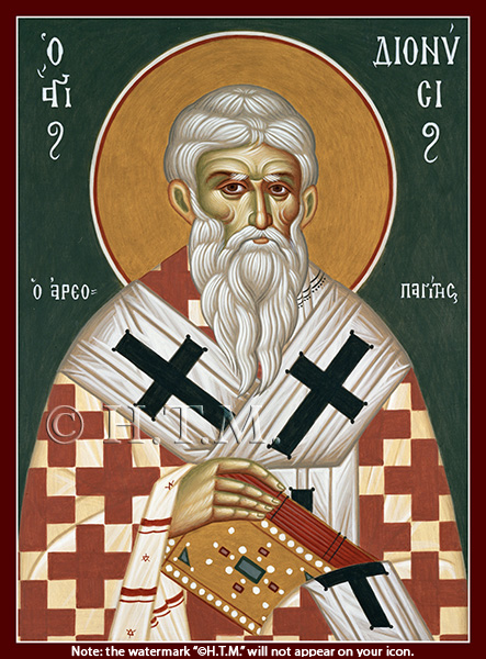 Orthodox Icon Saint Dionysius the Areopagite