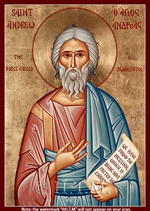 Orthodox Icon Saint Andrew the First-called