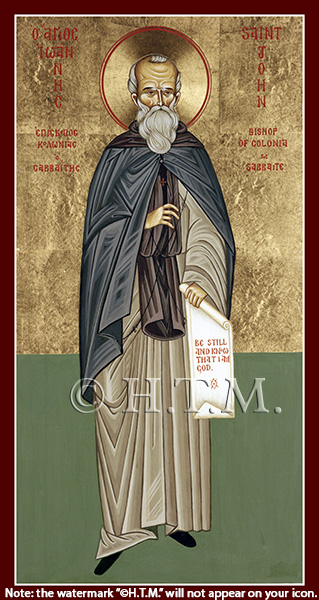 Orthodox Icon Saint John the Sabbaite