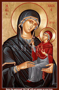 Orthodox Icon Saint Anna