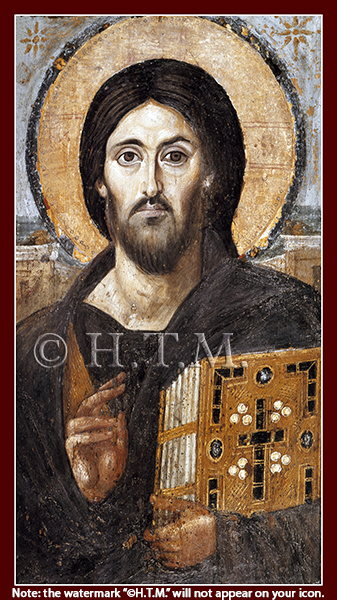 Orthodox Icons of Jesus Christ Pantocrator Sinai