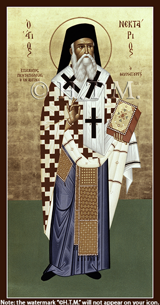 Orthodox Icon Saint Nectarius