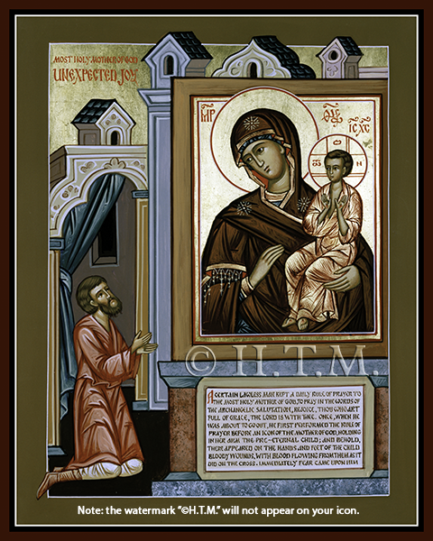 Orthodox Icon Unexpected Joy - Mother of God - MPOV