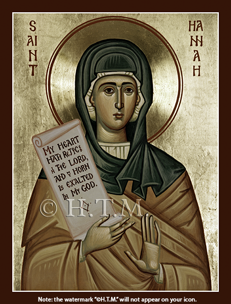 Orthodox Icon Saint Hannah the Prophetess