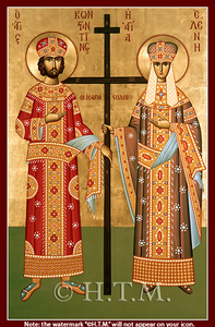 Orthodox Icon Saint Constantine and Saint Helen