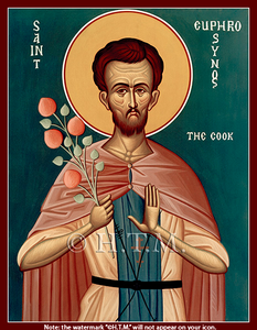 Orthodox Icon Saint Euphrosynus the Cook