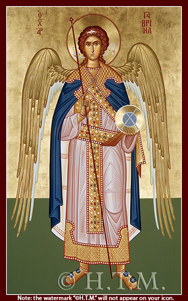 Orthodox Icon Saint Gabriel - Archangel Gabriel