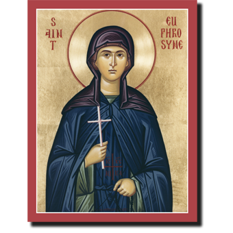 Orthodox Icon Saint Euphrosyne of Alexandria