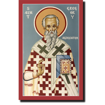 Orthodox Icon Saint Gregory of Agrigentum