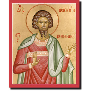 Orthodox Icon Righteous Benjamin - Saint Benjamin