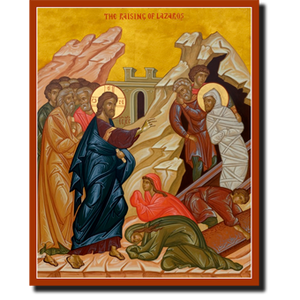 Orthodox Icons Jesus Christ The Raising of Lazarus
