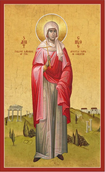 Orthodox Icon Saint Chloe of Corinth