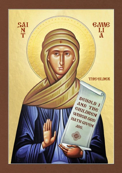 Orthodox Icon Saint Emmelia the Elder
