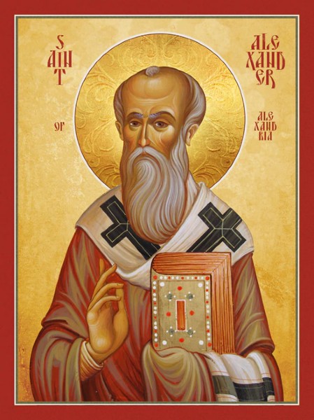 Orthodox Icon Saint Alexander of Alexandria