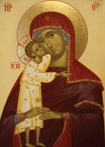 Orthodox Icon of Theotokos Mother of God, by Dumitrescu - MPOV
