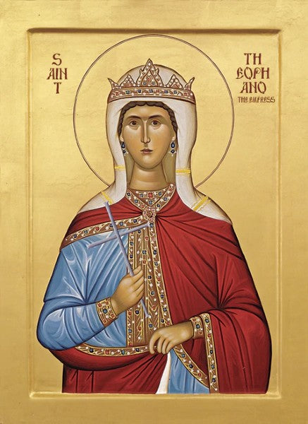 Orthodox Icon Saint Theophano the Empress