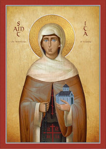 Orthodox Icon Saint Ita of Killeedy