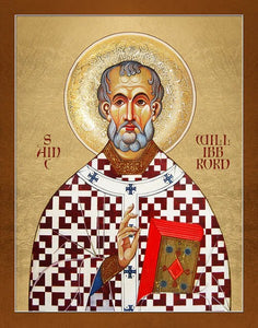 Orthodox Icon Saint Willibrord of Utrecht