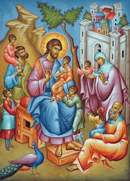 Orthodox Icons Jesus Christ Blessing the Children