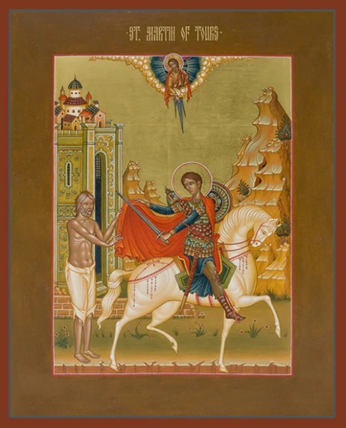 Orthodox Icon Saint Martin of Tours