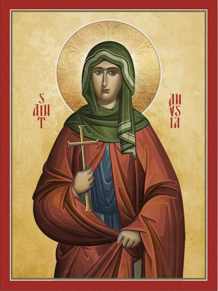 Orthodox Icon Saint Anysia of Thessaloniki