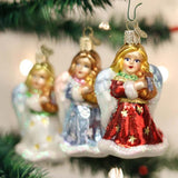 Angel With Lyre - Christmas Ornament Set of 6 - Hand Crafted by Old World Christmas