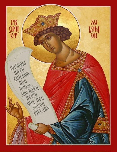 Orthodox Icon The Prophet Solomon - Saint Solomon