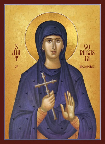 Orthodox Icon Saint Euphrasia of Nicomedia