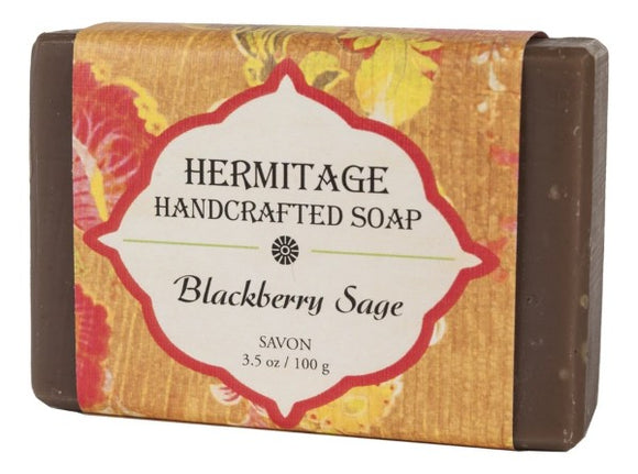 Blackberry Sage Bar Soap - Handcrafted Olive Oil Castile - Monastery Craft