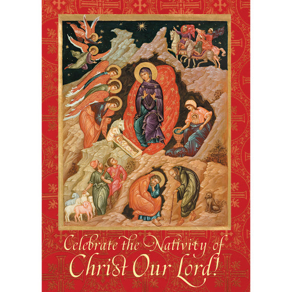 Celebrate the Nativity (new for 2023), pack of 15 Christmas Cards with Envelopes