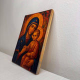 Theotokos with Christ Child - 5.5 x 8 inches - Icons by Liliia
