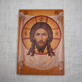 Orthodox Icon of Holy Face / Mandylion 5.5x8 inches - Icons by Liliia