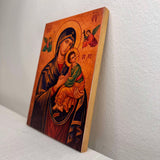 Orthodox Icon of Our Lady of Perpetual Help - 5.5x8 inches - Icons by Liliia