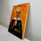 Orthodox Icon of Saint Matrona of Moscow 5.5x8 inches - Icons by Liliia