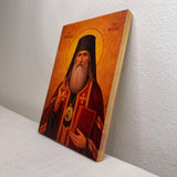 Orthodox Icon of Saint Theophan the Recluse 5.5x8 inches - Icons by Liliia