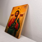Orthodox Icon of Christ The Good Shepherd - 5.5x8 inches - Icons by Liliia