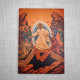 Orthodox Icon of The Resurrection 5.5x8 inches - Icons by Liliia