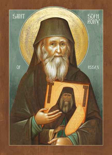 Orthodox Christian Icon of Saint Sophrony of Essex England
