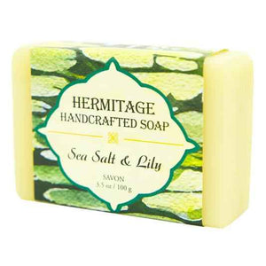 Sea Salt & Lily Bar Soap - Handcrafted Olive Oil Castile - Monastery Craft