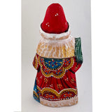 Russian Santa - Hand Carved Hand Painted Santa Claus Russian Father Frost - Christmas Gift